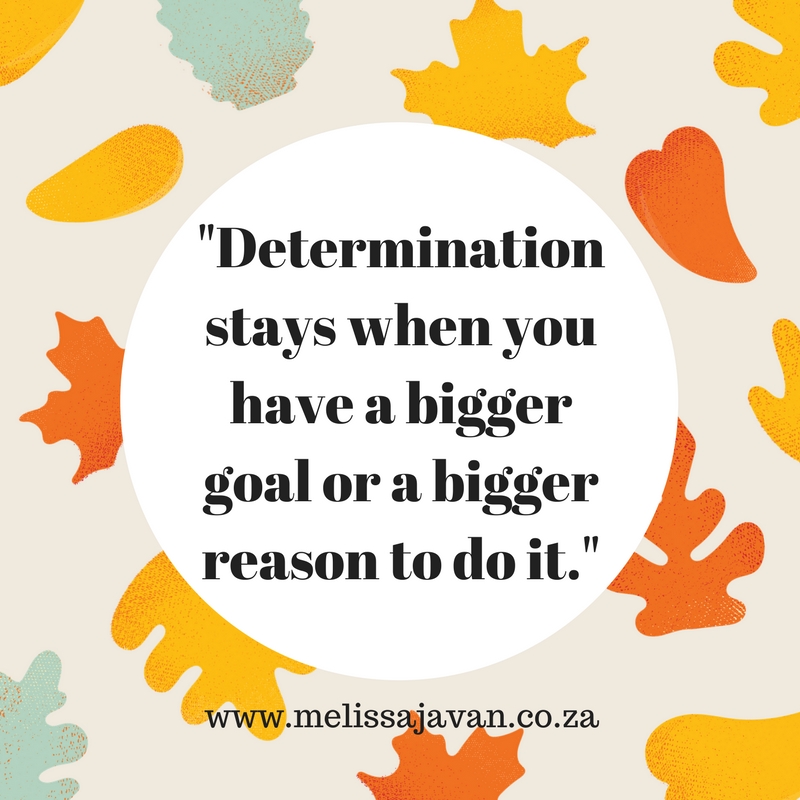 determination goal melissajavan.co.za