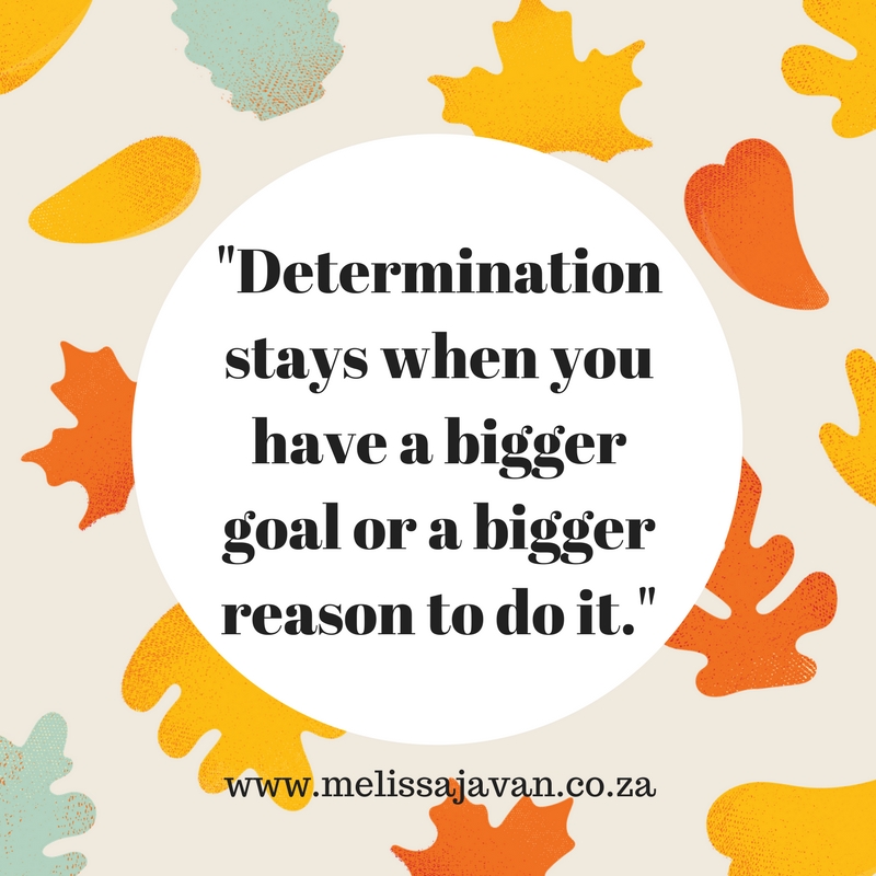 determination goal melissajavan.co.za